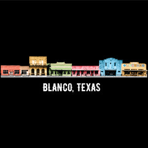 Downtown Blanco, Texas - Short-Sleeve Unisex T-Shirt - Free Delivery