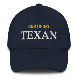 Dad hat Certified Texan