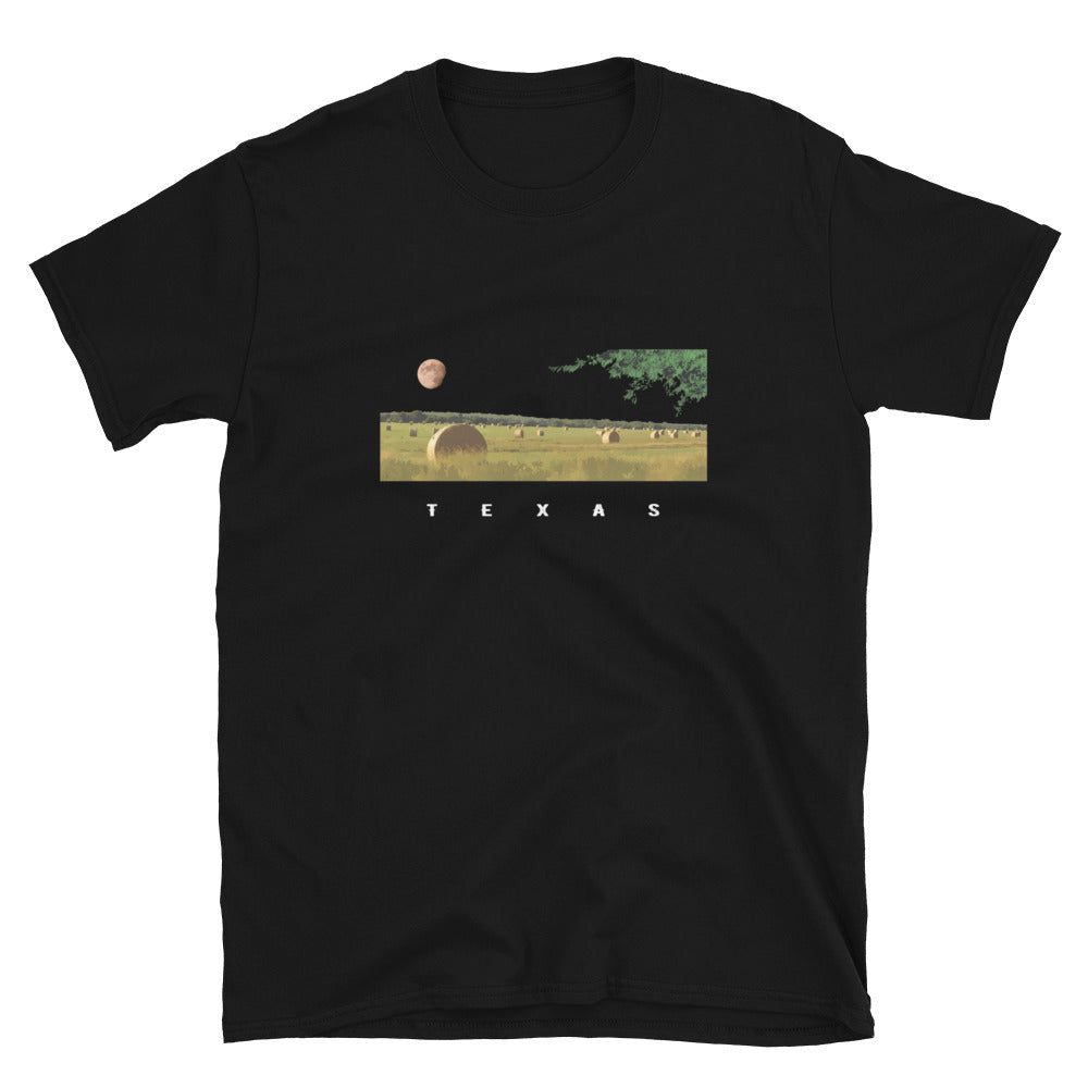 Hay Rolls Color on Black T-shirt - Short-Sleeve Unisex T-Shirt - Free delivery