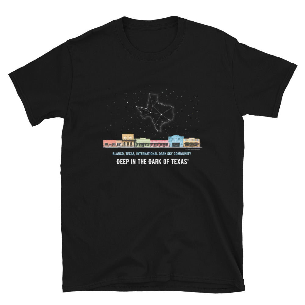 Texas Constellation T-Shirt - Deep in the Dark of Texas (TM) - Unisex - Free Delivery