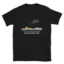 Load image into Gallery viewer, Armadillo Constellation T-Shirt - Deep in the Dark of Texas (TM) - Unisex - Free Delivery