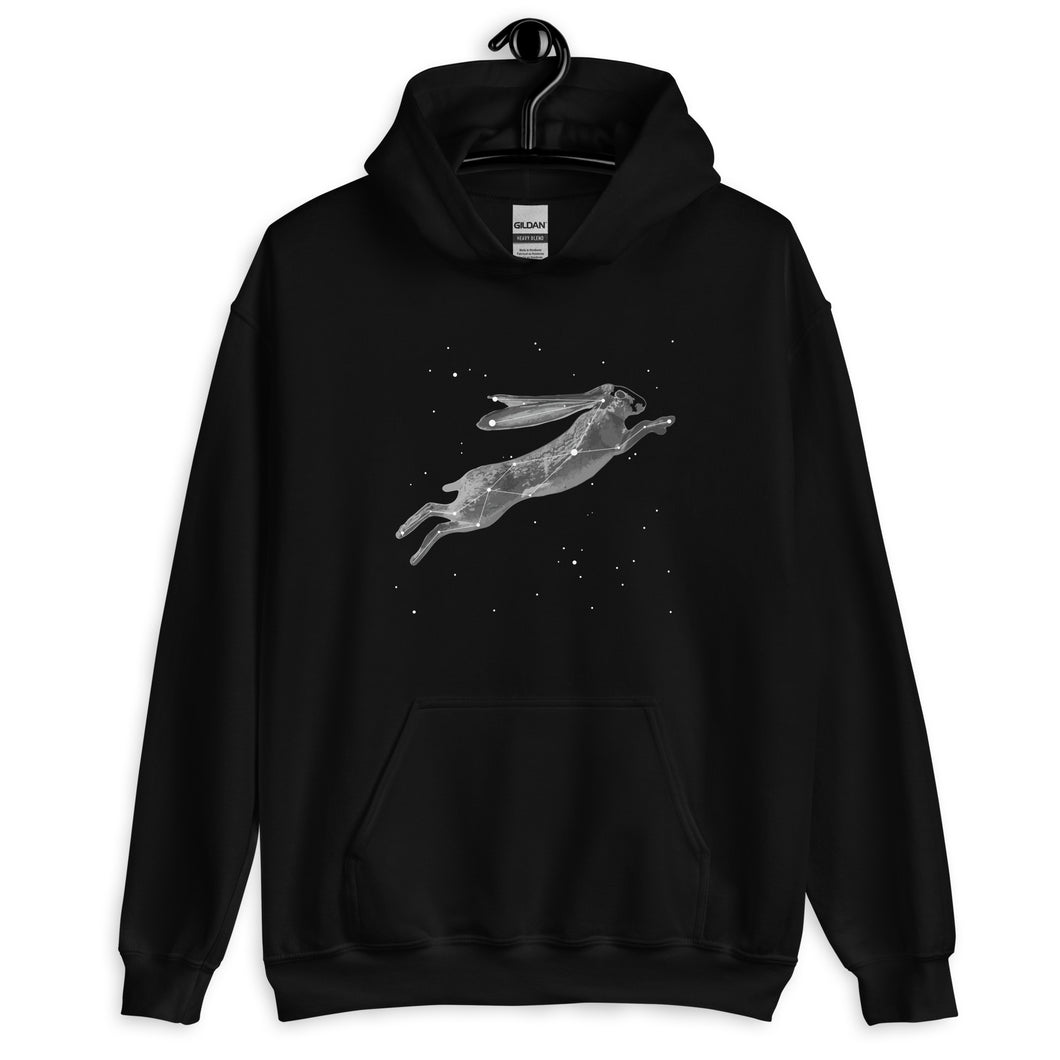 Jackrabbit Constellation - Unisex Hoodie - Free Shipping