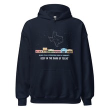 Load image into Gallery viewer, Texas Constellation Unisex Hoodie- Deep in the Dark of Texas (TM) - Unisex - Free Delivery